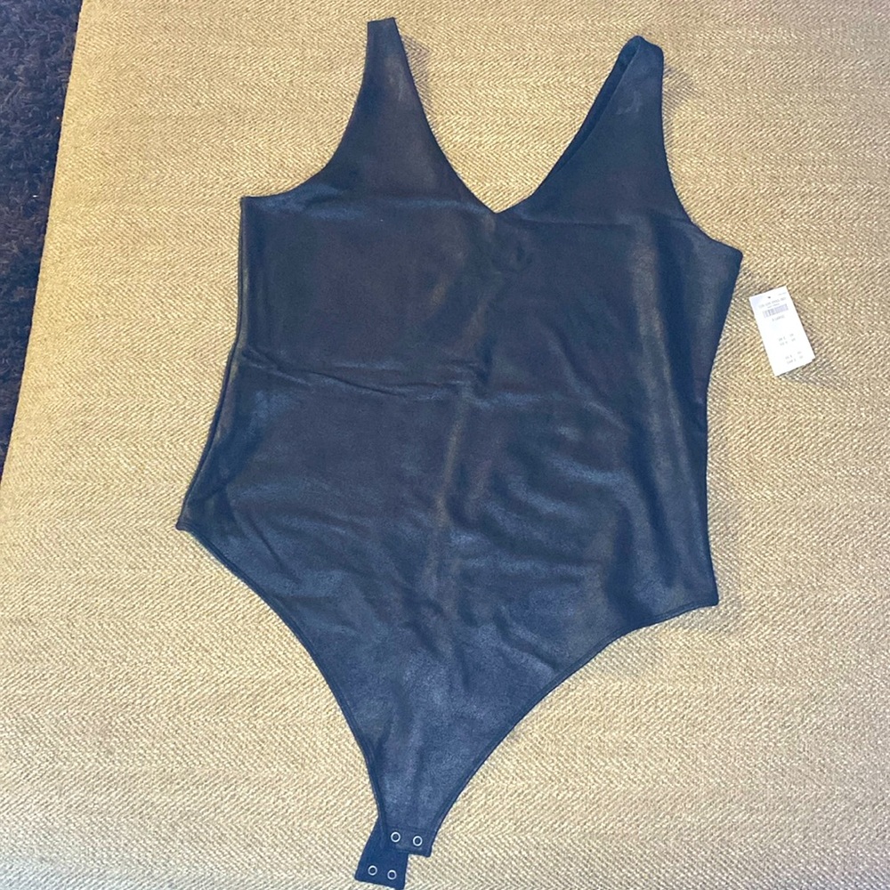 Abercrombie and Fitch, Soft A&F Collection, black bodysuit women’s extra large